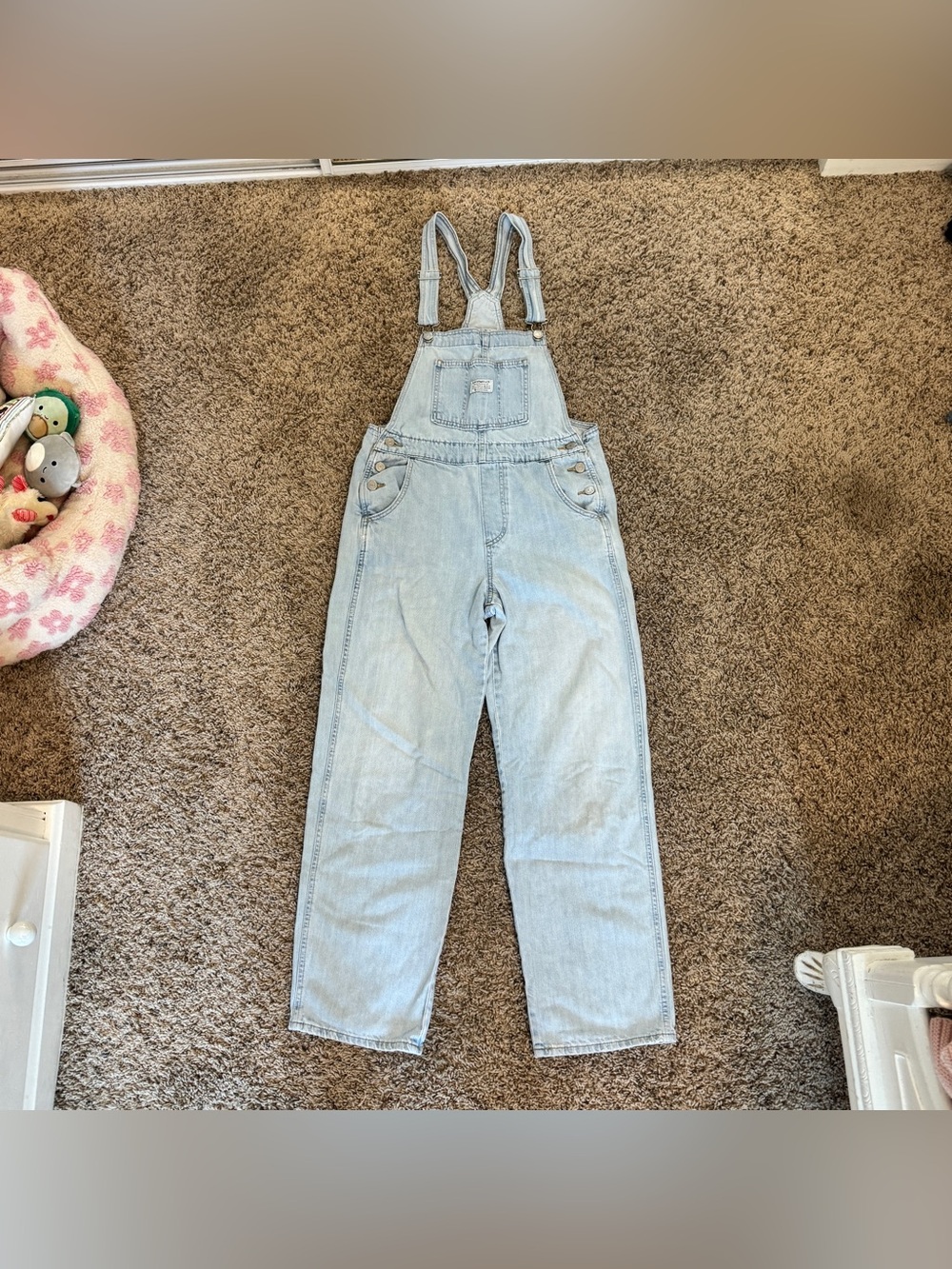 Levi’s Light Wash Denim Overalls